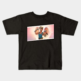 Angel trabajador Kids T-Shirt